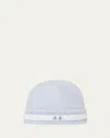 Kissy Kissy Boy's Clb Summer Medley Hand-smocked Hat In Light Blue