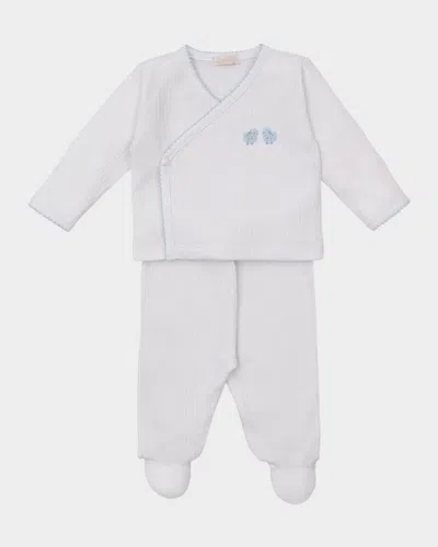 Kissy Kissy Kids' Boy's Premier Baa Baa Baby Sheep Two-piece Set In Whlb