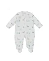 Kissy Kissy Boys' Golf Print Zip Front Footie - Baby In Multi