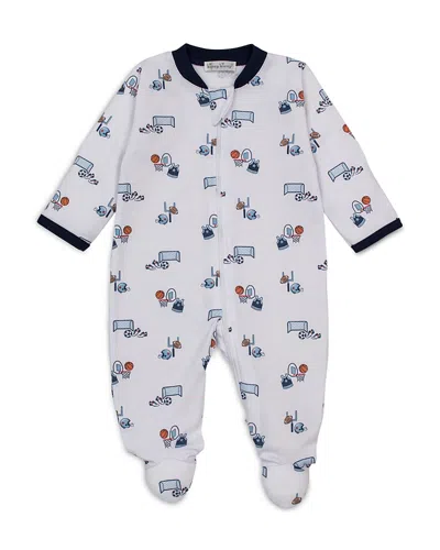 Kissy Kissy Kids' Boys' Sports Print Zip Footie - Baby In Multi