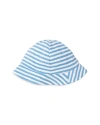 Kissy Kissy Kids' Boys' Terry Cloth Striped Sun Hat - Baby In Light Blue