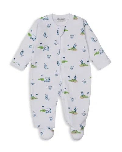 Kissy Kissy Boys' Zip Footie - Baby In White