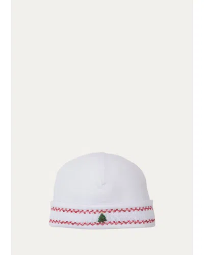 Kissy Kissy Kids' Christmas Tree Cotton Beanie In Gold