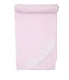 Kissy Kissy Classic Treasures Bow Blanket In Pink In Pink