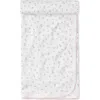 Kissy Kissy Garden Baby Receiving Blanket In White