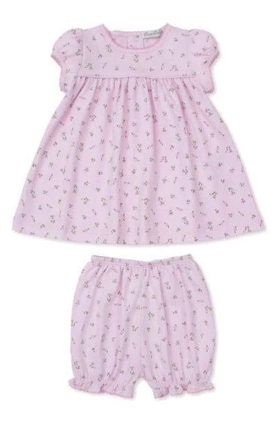 Kissy Kissy Babies'  Garden Roses Dress & Bloomers In Pink