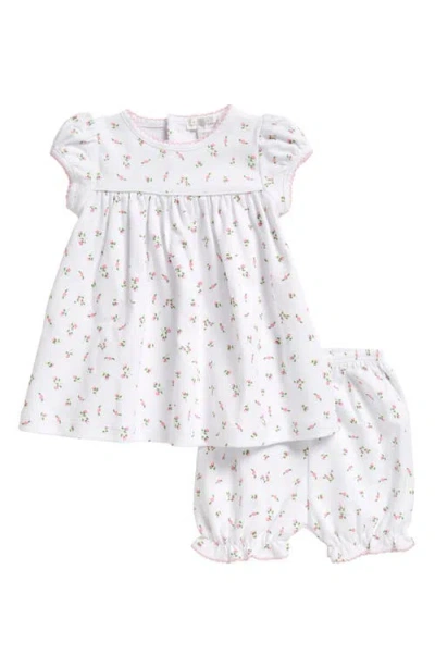 Kissy Kissy Babies'  Garden Roses Dress & Bloomers In White