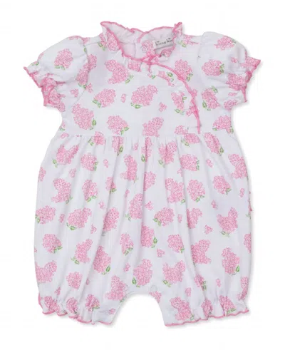 Kissy Kissy Kids' Girl's Hydrangea Playsuit In Pink In Multi