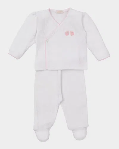 Kissy Kissy Kids' Girl's Premier Baa Baa Baby Sheep Two-piece Set In White
