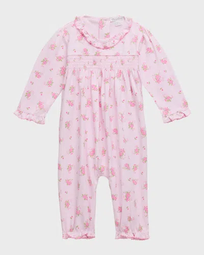 Kissy Kissy Kids' Girl's Rose Scrolls Smocked Playsuit