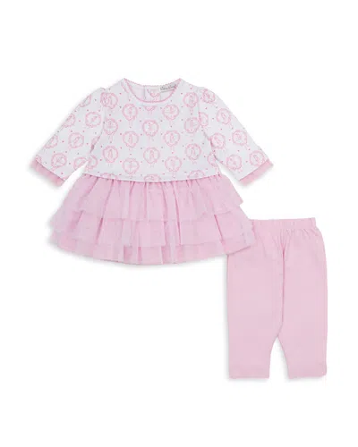 Kissy Kissy Girls' Ballerina Dress & Pants Set - Baby In Pink
