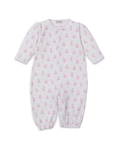 Kissy Kissy Girls' Bear Print Convertible Gown - Baby In Pink