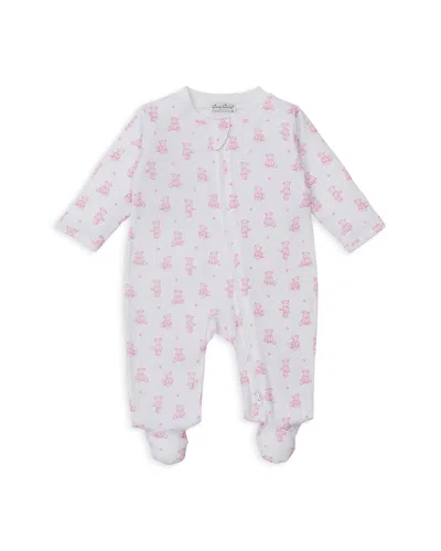 Kissy Kissy Girls' Bear Print Zip Footie - Baby In Multi