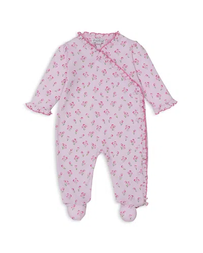 Kissy Kissy Girls' Floral Print Footie - Baby In Pink