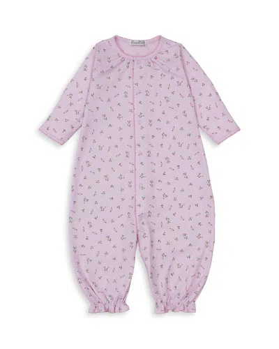 Kissy Kissy Girls' Garden Roses Print Convertible Gown Coverall - Baby In Pink