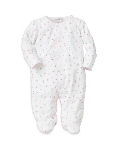 Kissy Kissy Girls' Garden Roses Print Footie - Baby In White
