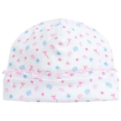 Kissy Kissy Babies' Girls Pima Cotton Ballet Hat In White