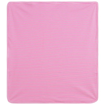 Kissy Kissy Girls Pima Cotton Blanket (74cm) In Pink