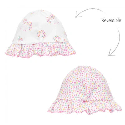 Kissy Kissy Babies' Girls Pink Garden Pima Cotton Hat