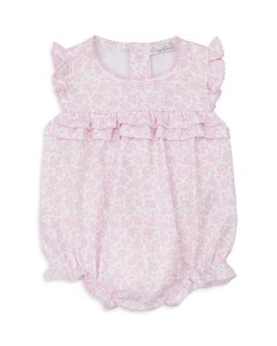 Kissy Kissy Girls' Printed Bubble Romper - Baby In Pink