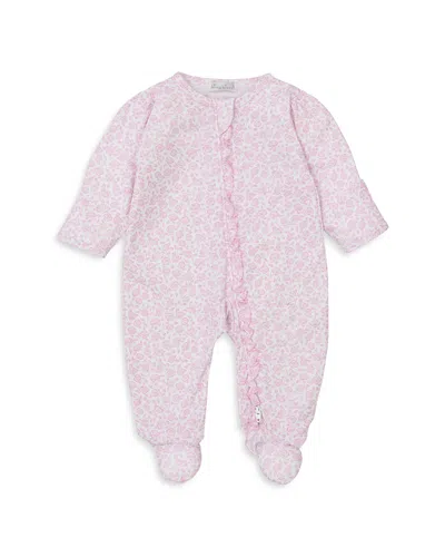 Kissy Kissy Girls' Printed Footie One Piece - Baby In Pink