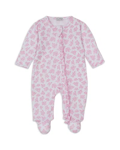 Kissy Kissy Girls' Printed Zip Footie - Baby In Pink