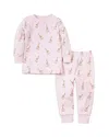 Kissy Kissy Girls' Sophie La Girafe Pajama Shirt & Pants Set - Baby In Pink
