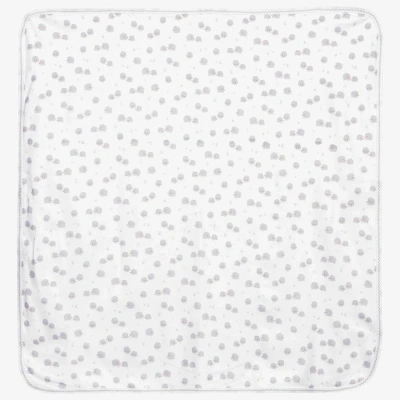 Kissy Kissy Haven Cotton Blanket (73cm) In White