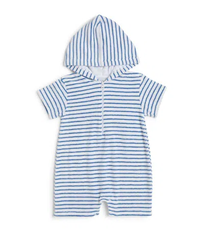 Kissy Kissy Babies' Hooded Sea Life Playsuit (0-24 Months) In Blue