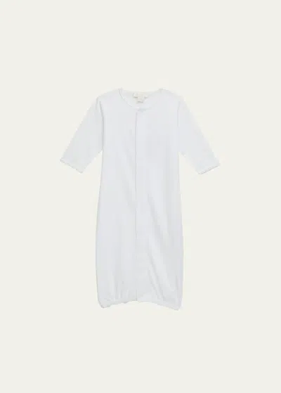 Kissy Kissy Kid's Embroidered Convertible Gown In Whitewhite