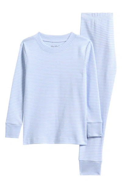 Kissy Kissy Babies'  Kids' Stripe Fitted Two-piece Pajamas In Blue
