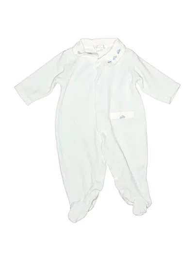 Pre-owned Kissy Kissy Babies' Long Sleeve Onesie In Ivory