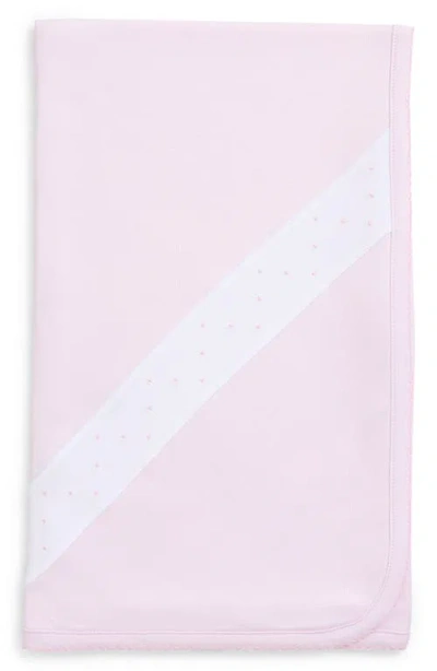 Kissy Kissy Babies'  New Beginnings Pima Cotton Blanket In Pink