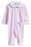 Kissy Kissy New Beginnings Pima Cotton Footie In Pink