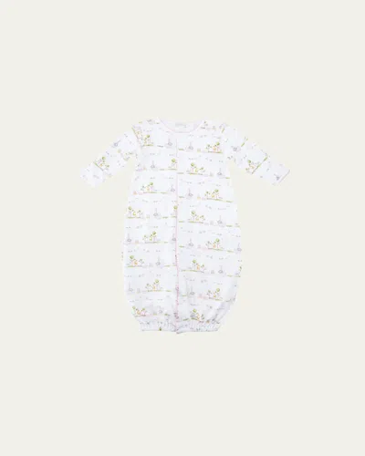 Kissy Kissy Babies' Noah's Ark Printed Convertible Sleep Gown In Multi