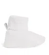 Kissy Kissy Pima Cotton Booties In White