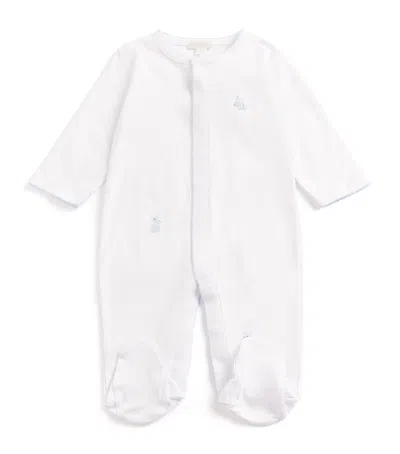 Kissy Kissy Kids' Pima Cotton Bunny All-in-one In White