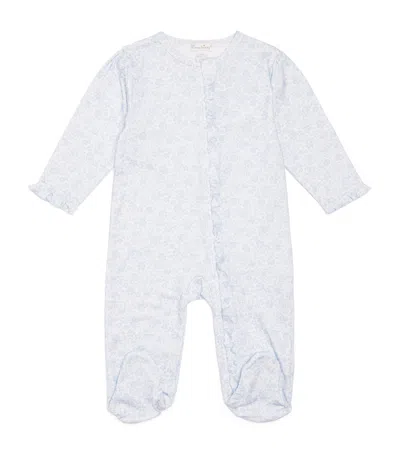 Kissy Kissy Kids'  Pima Cotton Country Gardens All-in-one In Blue
