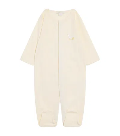 Kissy Kissy Kids' Pima Cotton Duckling All-in-one In Nude