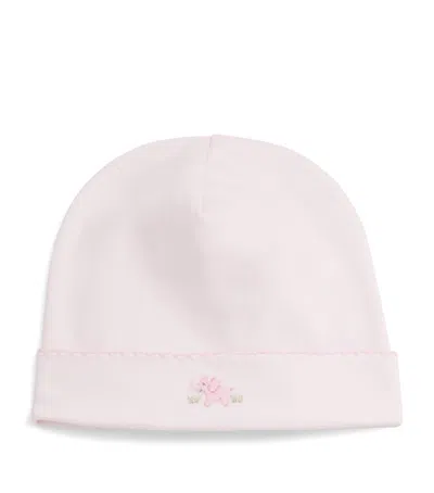 Kissy Kissy Kids' Pima Cotton Elephant Hat In Pink