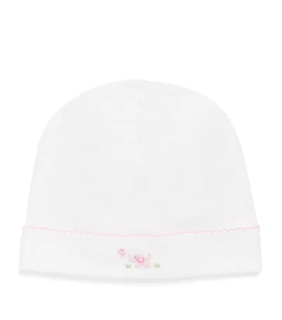 Kissy Kissy Kids' Pima Cotton Embroidered Hat In Pink