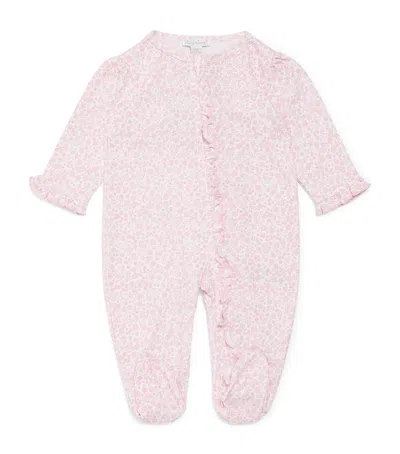 Kissy Kissy Kids'  Pima Cotton Floral All-in-one In Pink