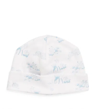 Kissy Kissy Kids' Pima Cotton Forest Fanfare Hat In White