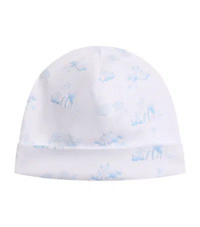 Kissy Kissy Kids' Pima Cotton Forest Fanfare Hat In Gray