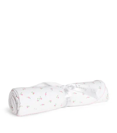 Kissy Kissy Pima Cotton Garden Blanket In White