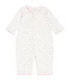 Kissy Kissy Pima Cotton Garden Roses Playsuit In White
