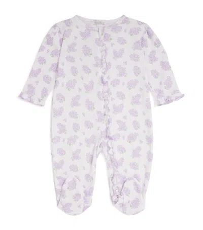 Kissy Kissy Kids'  Pima Cotton Lilac Love All-in-one In Purple