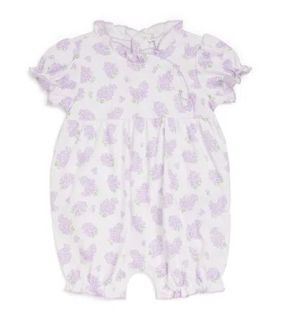 Kissy Kissy Kids' Pima Cotton Lilac Love Playsuit In Multi