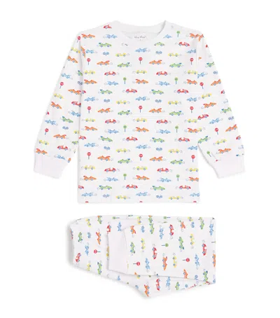 Kissy Kissy Kids' Pima Cotton Long-sleeve Pyjamas In Multi