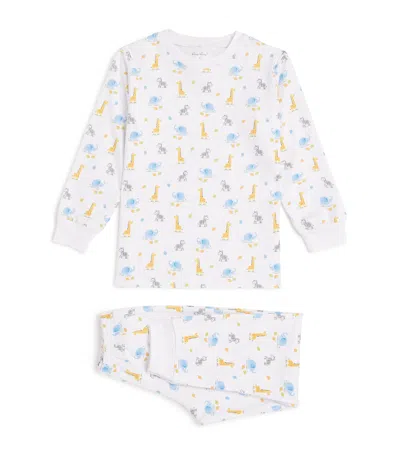 Kissy Kissy Kids' Pima Cotton Long-sleeve Pyjamas In Multi